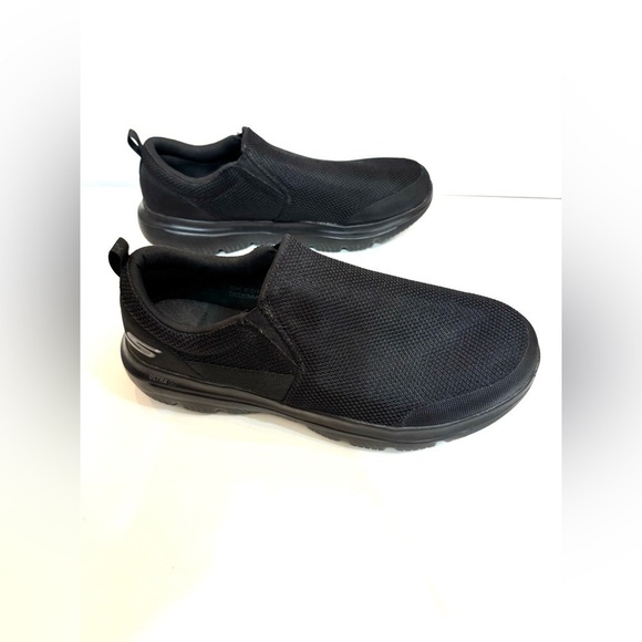 Men’s Skechers Black Go Walk Evolution Ultra Impeccable NWOT Sz 15 Wide Fit - Picture 3 of 8